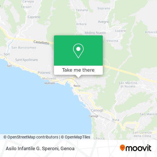 Asilo Infantile G. Speroni map