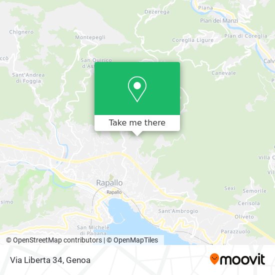 Via Liberta 34 map
