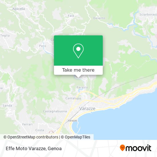 Effe Moto Varazze map