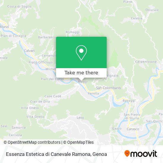 Essenza Estetica di Canevale Ramona map