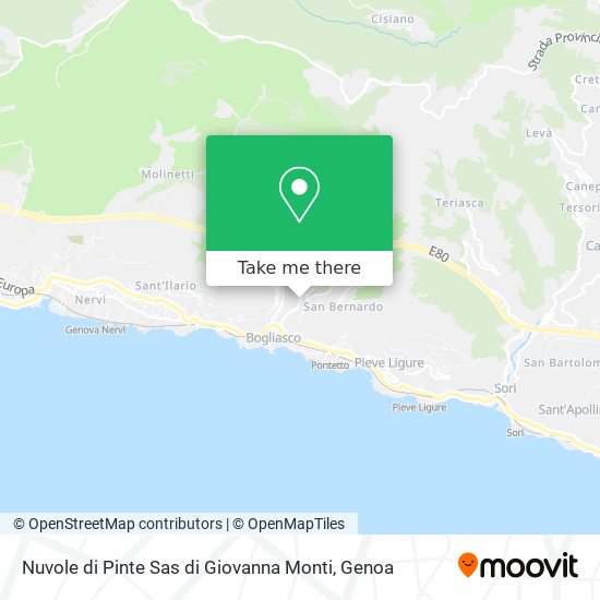 Nuvole di Pinte Sas di Giovanna Monti map