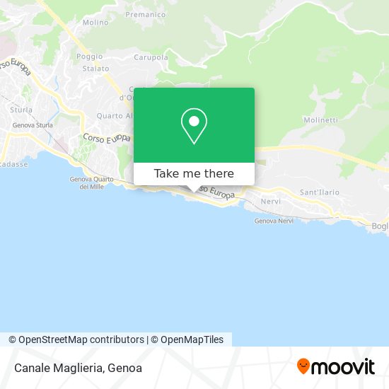 Canale Maglieria map