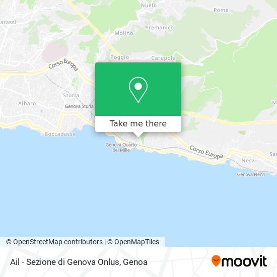Ail - Sezione di Genova Onlus map