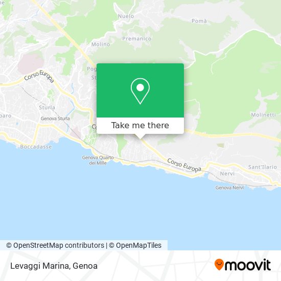 Levaggi Marina map