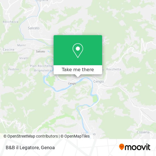 B&B il Legatore map