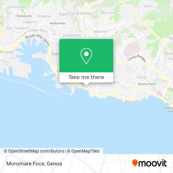 Moromare Foce map