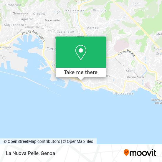 La Nuova Pelle map