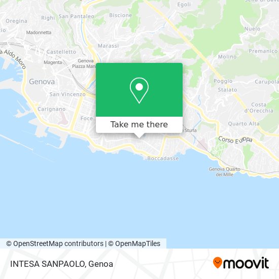 INTESA SANPAOLO map