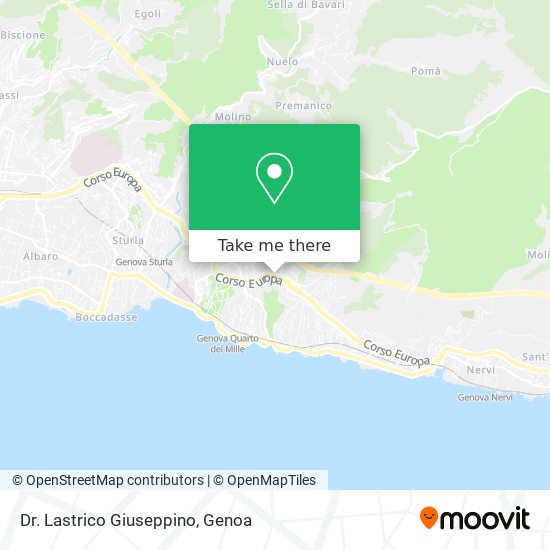 Dr. Lastrico Giuseppino map