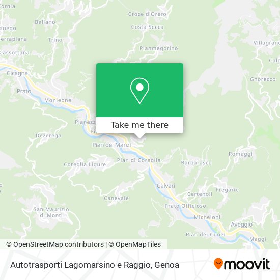 Autotrasporti Lagomarsino e Raggio map