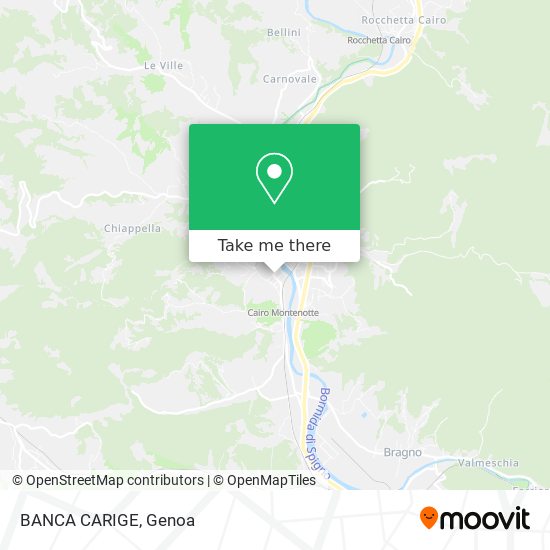 BANCA CARIGE map