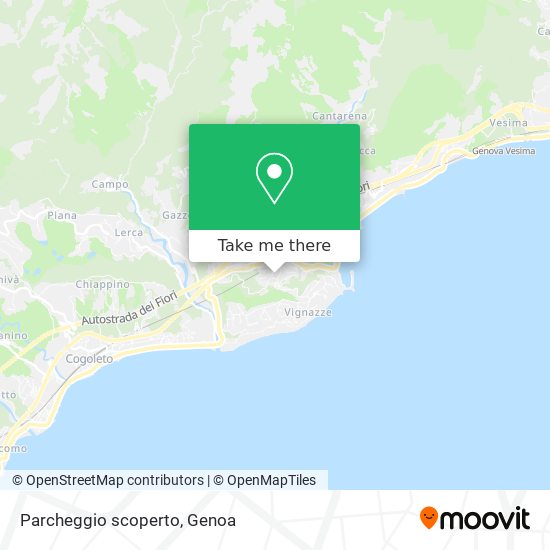 Parcheggio scoperto map