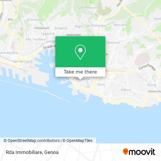 Rda Immobiliare map