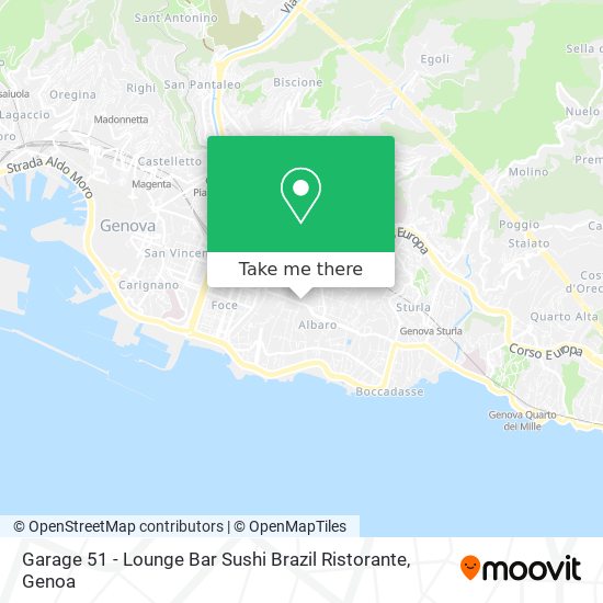 Garage 51 - Lounge Bar Sushi Brazil Ristorante map