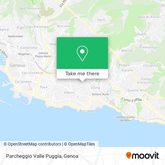 Parcheggio Valle Puggia map