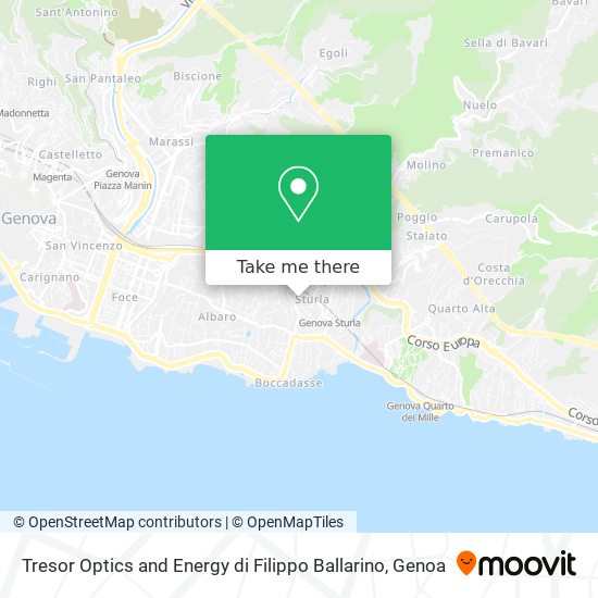 Tresor Optics and Energy di Filippo Ballarino map