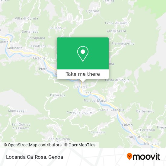 Locanda Ca' Rosa map