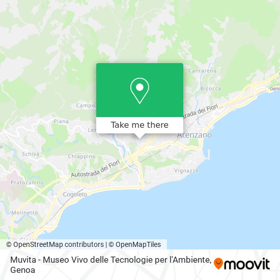 Muvita - Museo Vivo delle Tecnologie per l'Ambiente map