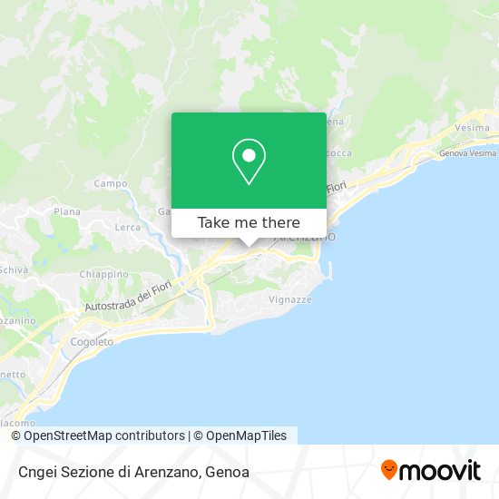 Cngei Sezione di Arenzano map