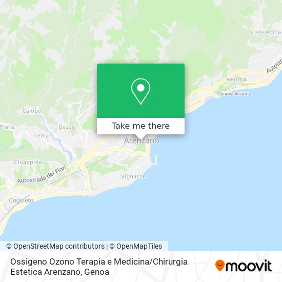 Ossigeno Ozono Terapia e Medicina / Chirurgia Estetica Arenzano map