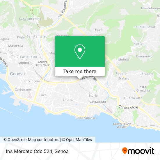 In's Mercato Cdc 524 map