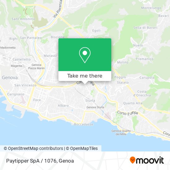 Paytipper SpA / 1076 map