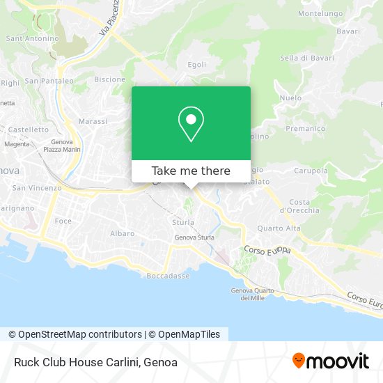 Ruck Club House Carlini map