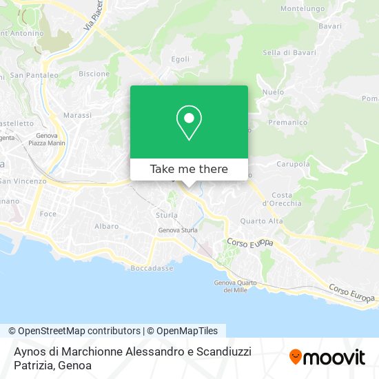 Aynos di Marchionne Alessandro e Scandiuzzi Patrizia map