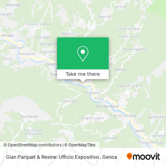 Gian Parquet & Resine: Ufficio Espositivo. map