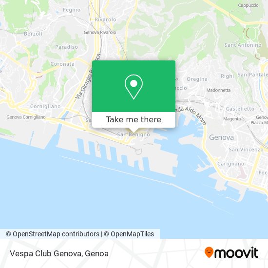 Vespa Club Genova map