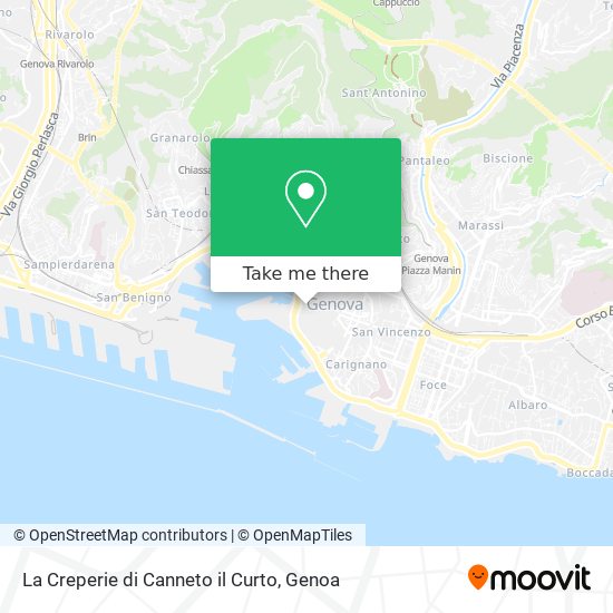 La Creperie di Canneto il Curto map