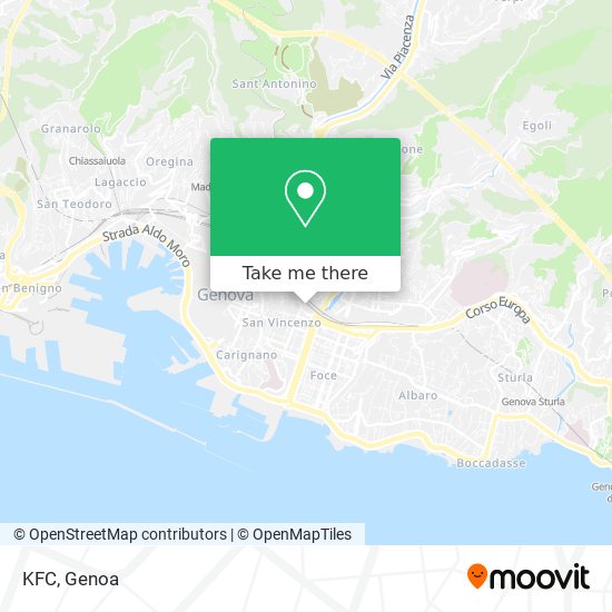 KFC map