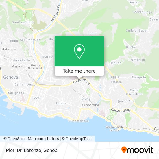 Pieri Dr. Lorenzo map