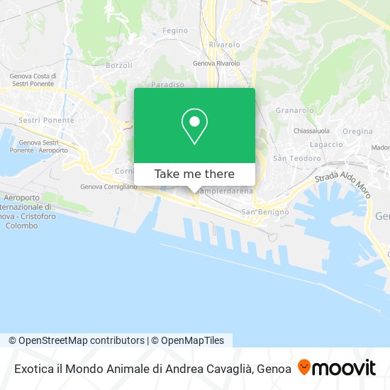 Exotica il Mondo Animale di Andrea Cavaglià map