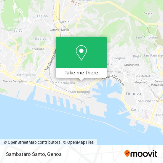 Sambataro Santo map