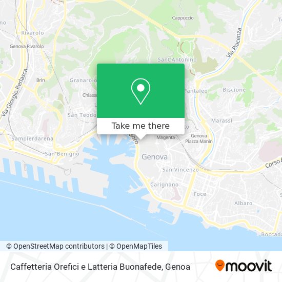 Caffetteria Orefici e Latteria Buonafede map