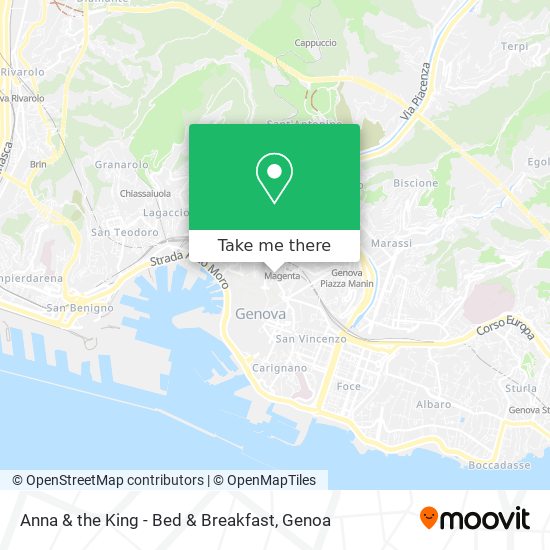 Anna & the King - Bed & Breakfast map