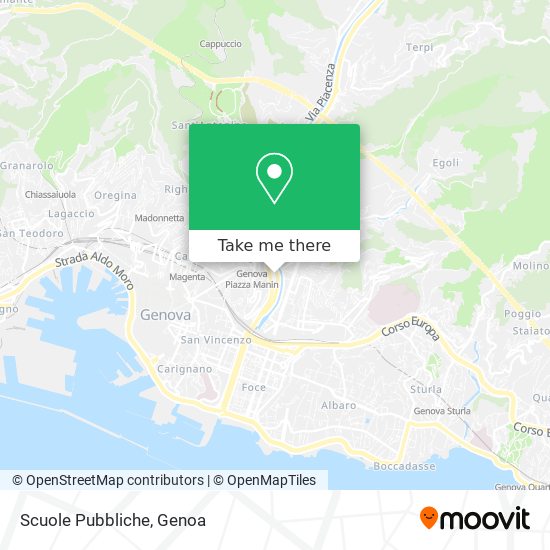 Scuole Pubbliche map