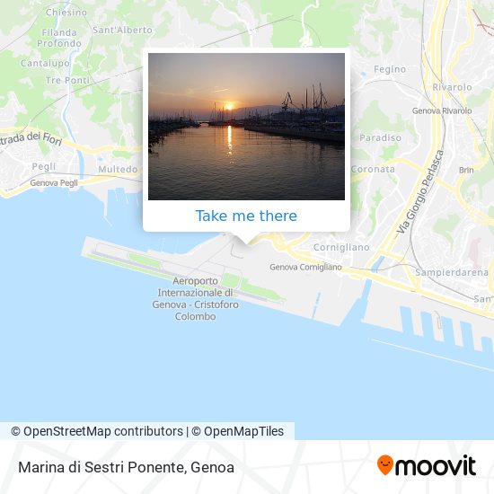 Marina di Sestri Ponente map