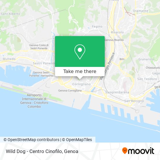 Wild Dog - Centro Cinofilo map