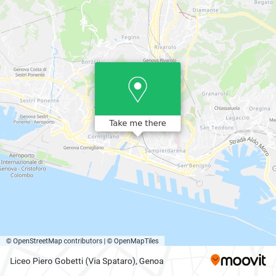 Liceo Piero Gobetti (Via Spataro) map