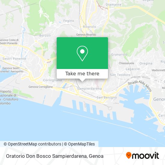 Oratorio Don Bosco Sampierdarena map