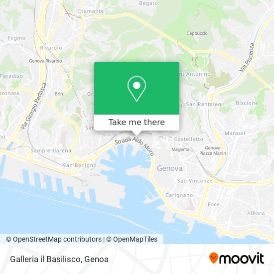Galleria il Basilisco map