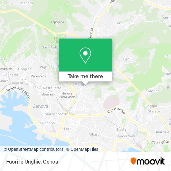 Fuori le Unghie map