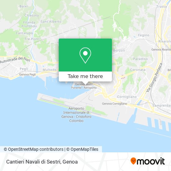 Cantieri Navali di Sestri map