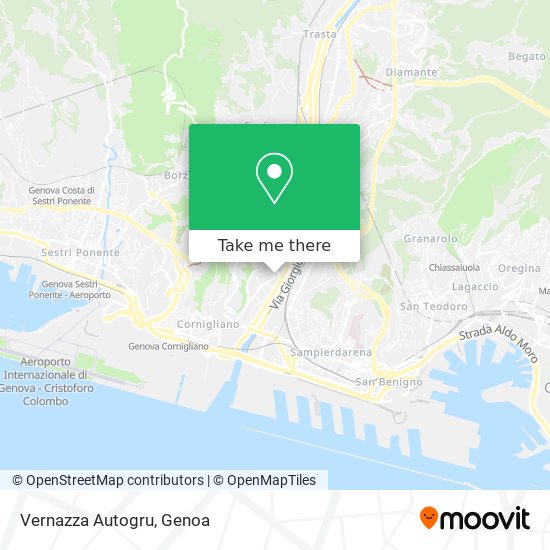Vernazza Autogru map