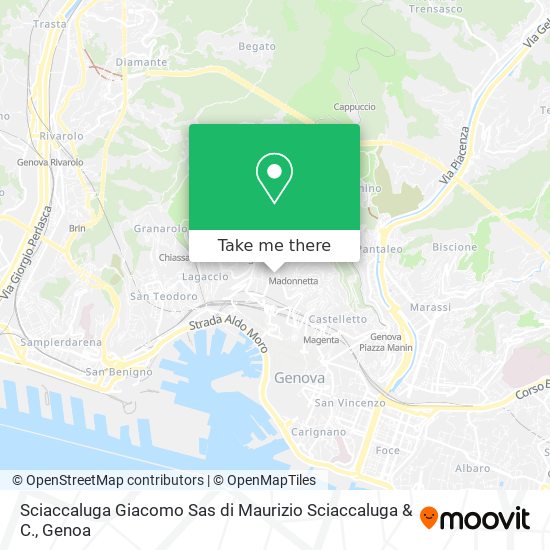 Sciaccaluga Giacomo Sas di Maurizio Sciaccaluga & C. map