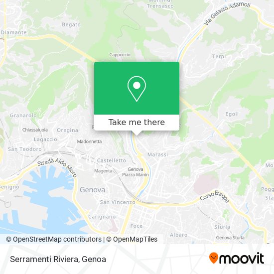 Serramenti Riviera map