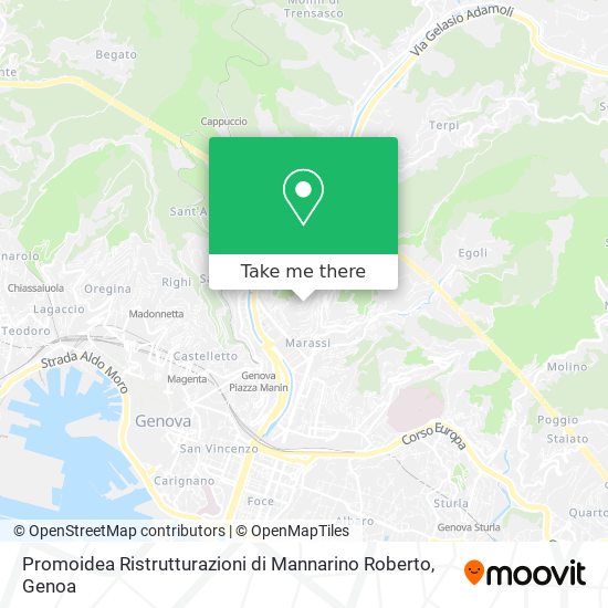 Promoidea Ristrutturazioni di Mannarino Roberto map