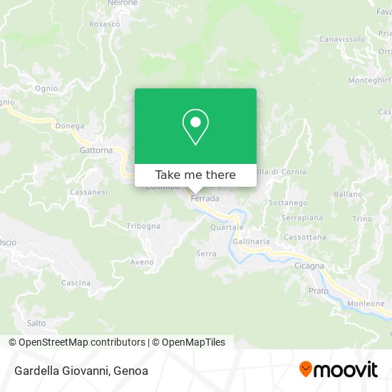 Gardella Giovanni map